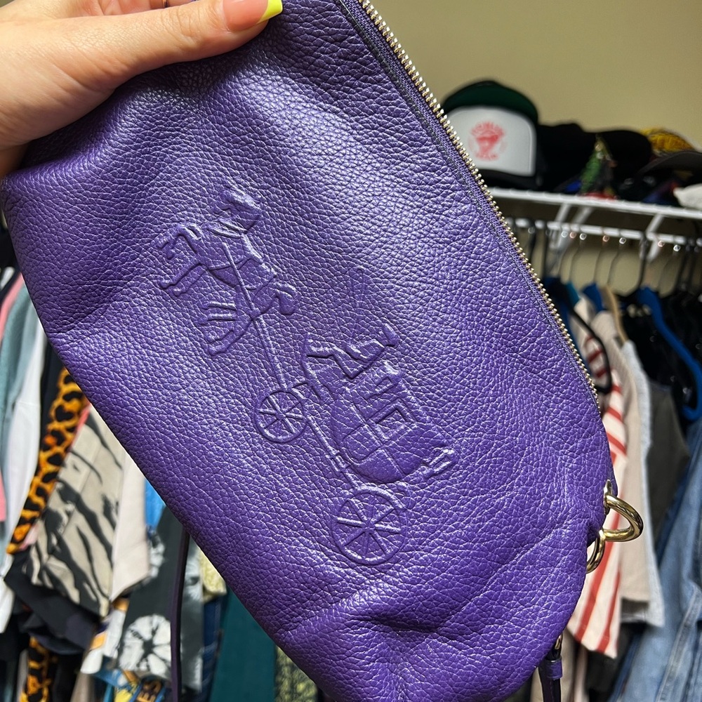 Purple Coach Shoulder Bag Barely Used